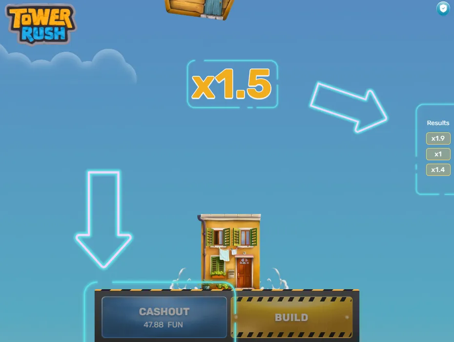 Appuyez sur Cashout